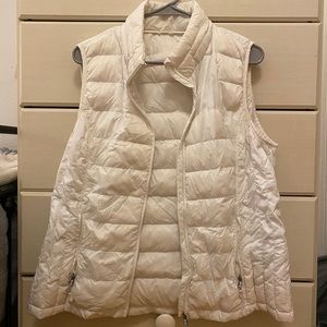 White Puffy Vest